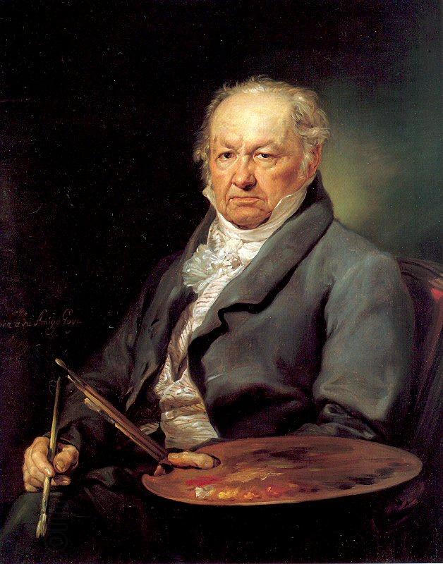 Portana, Vicente Lopez The Painter Francisco de Goya China oil painting art
